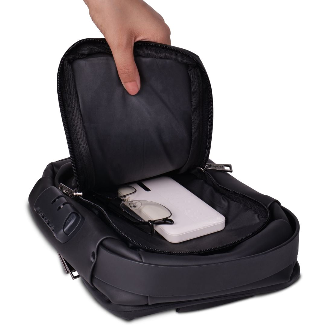 Premium travel sling bag with Side lock