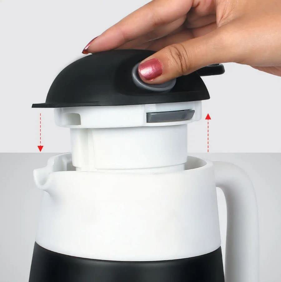 Premium revolving flask in stainless steel