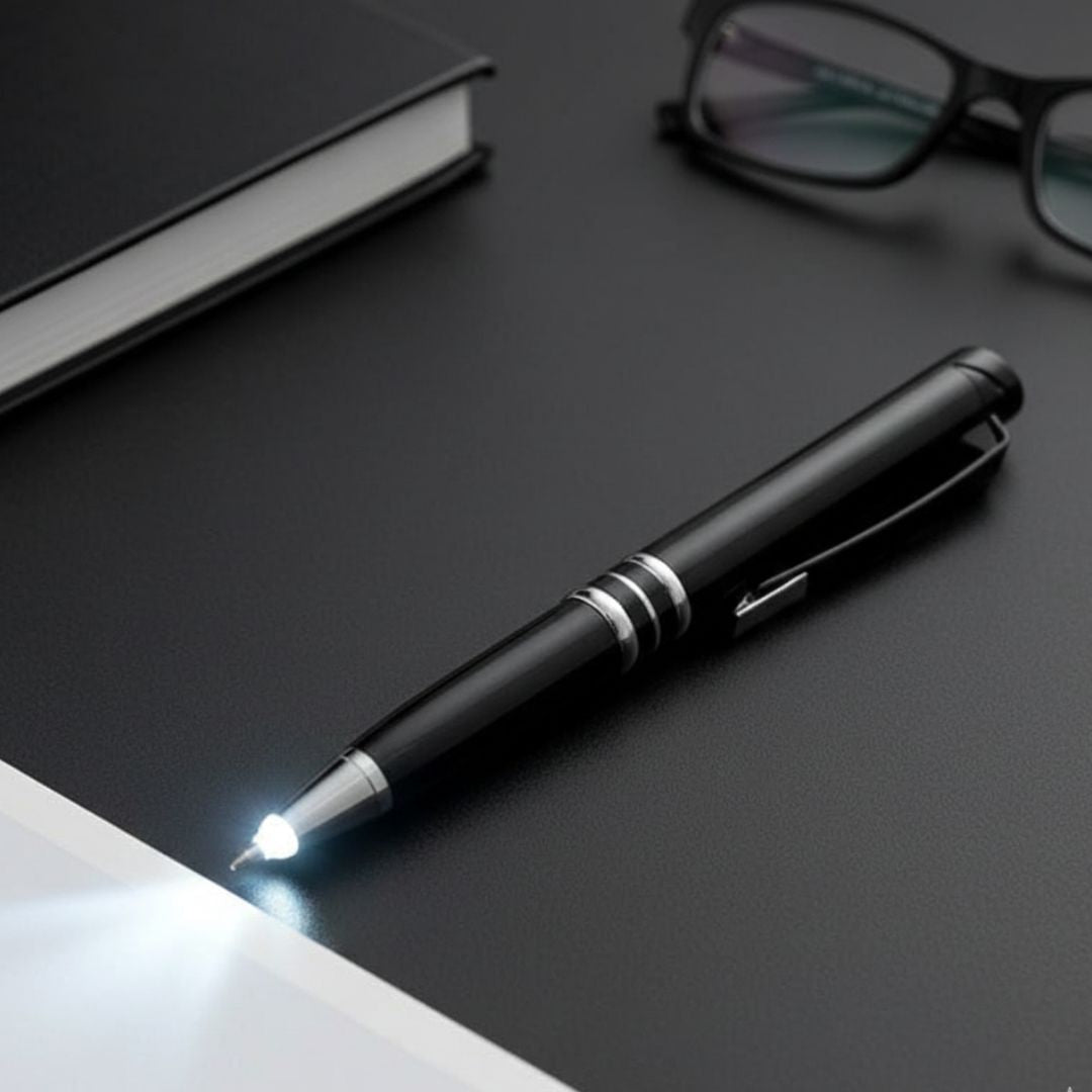 dark executive ‘Auto’ pen with stylus