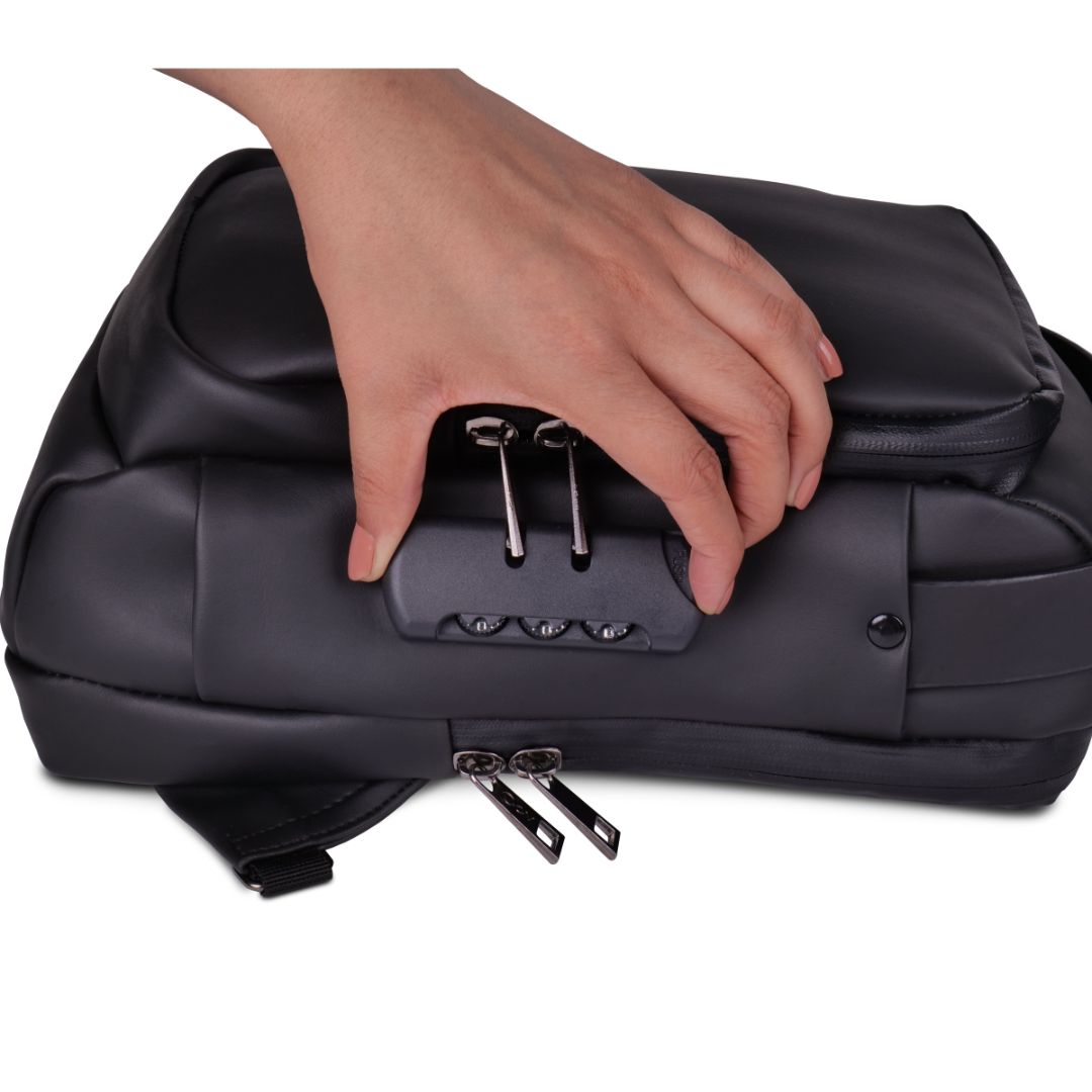 Premium travel sling bag with Side lock