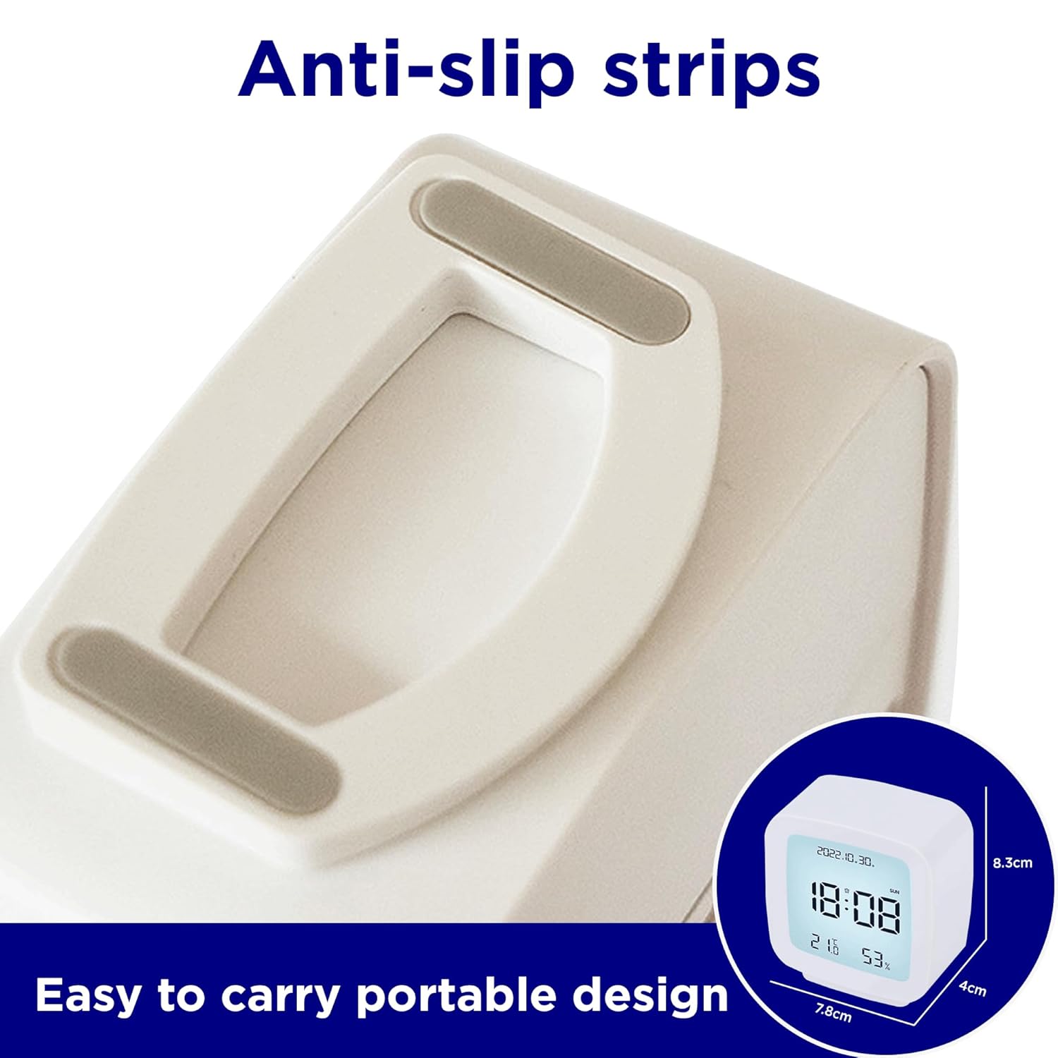 TV style clock with Calendar