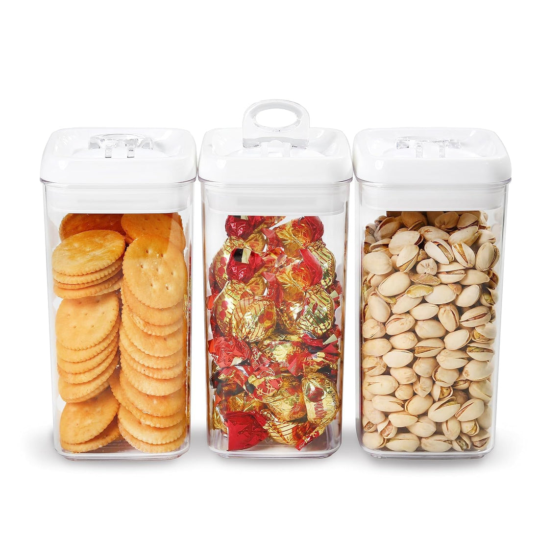 Crystal Air-tight Container with Easy Lock Lid (800 ml)