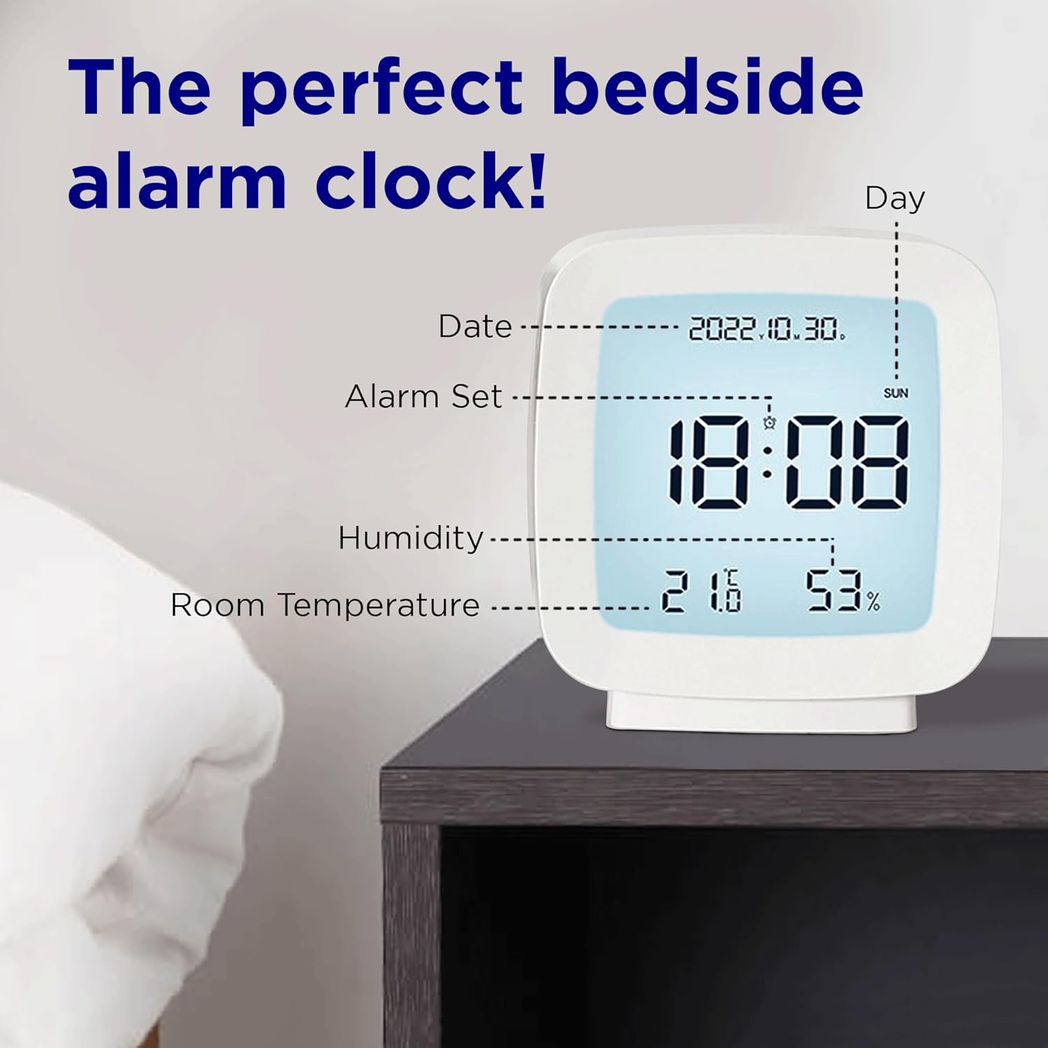 TV style clock with Calendar