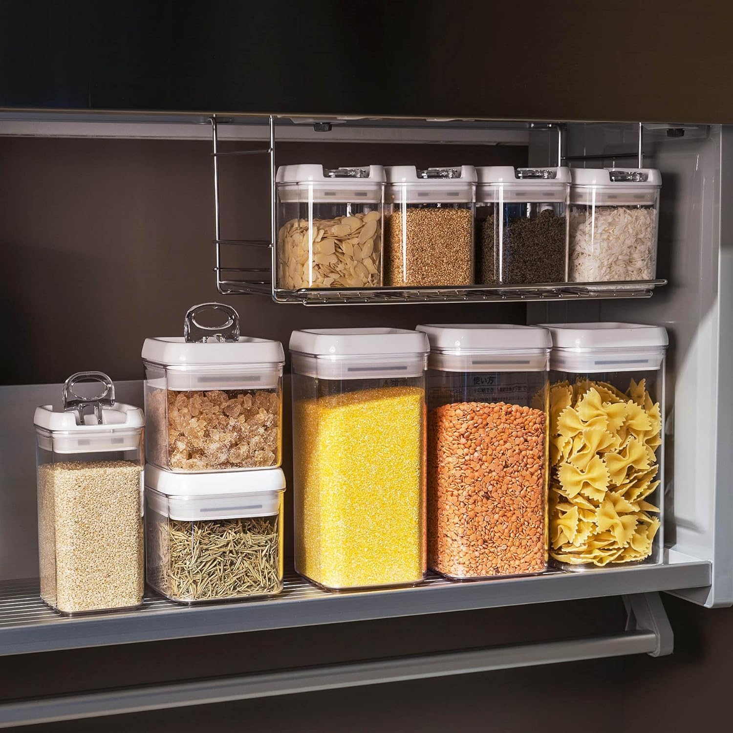 Crystal Air-tight Container with Easy Lock Lid (800 ml)