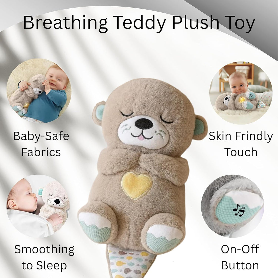 Breathing Teddy Bear with Light