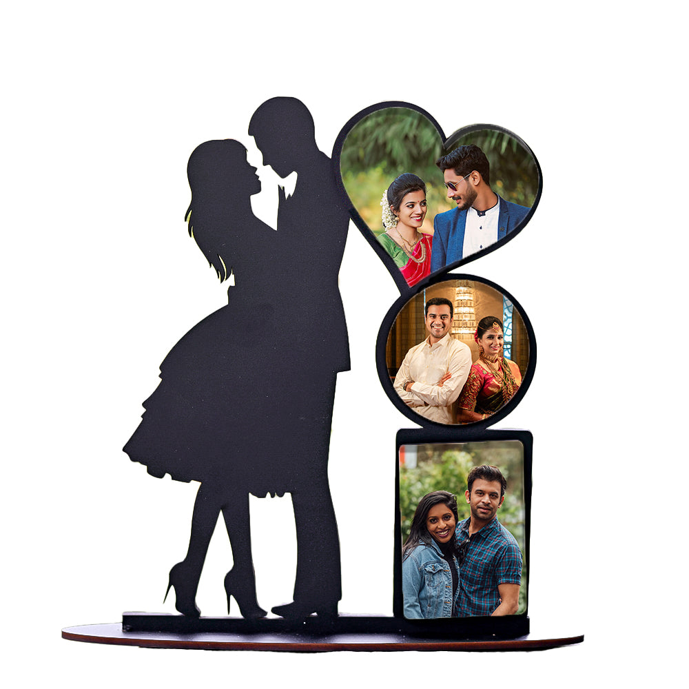 Personalized Table Top Stand Couple Photo Frame