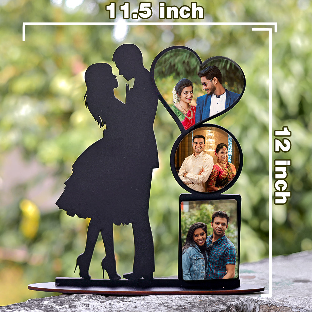 Personalized Table Top Stand Couple Photo Frame
