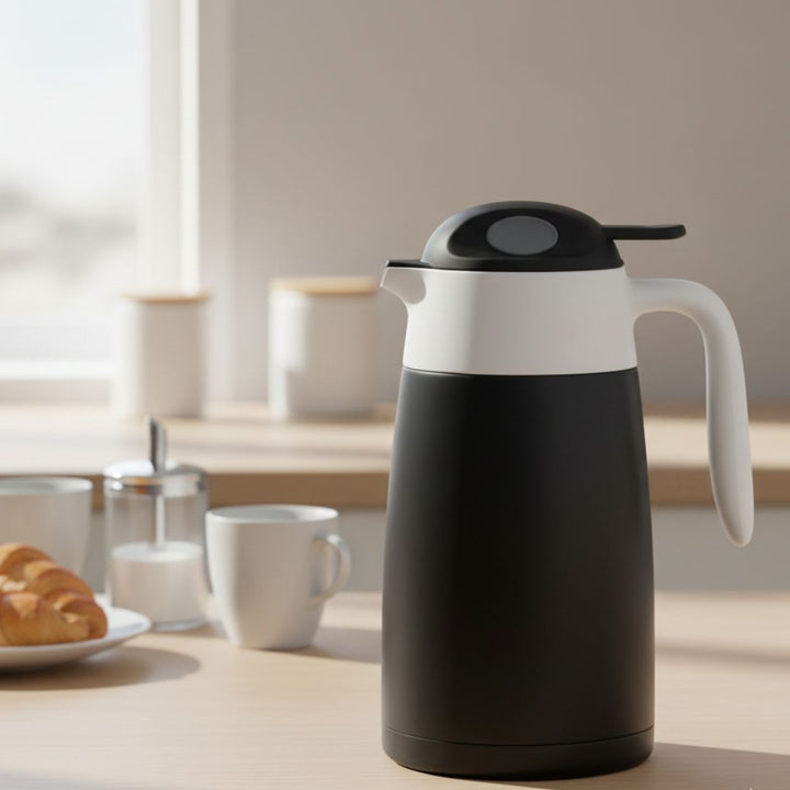 Premium revolving flask in stainless steel