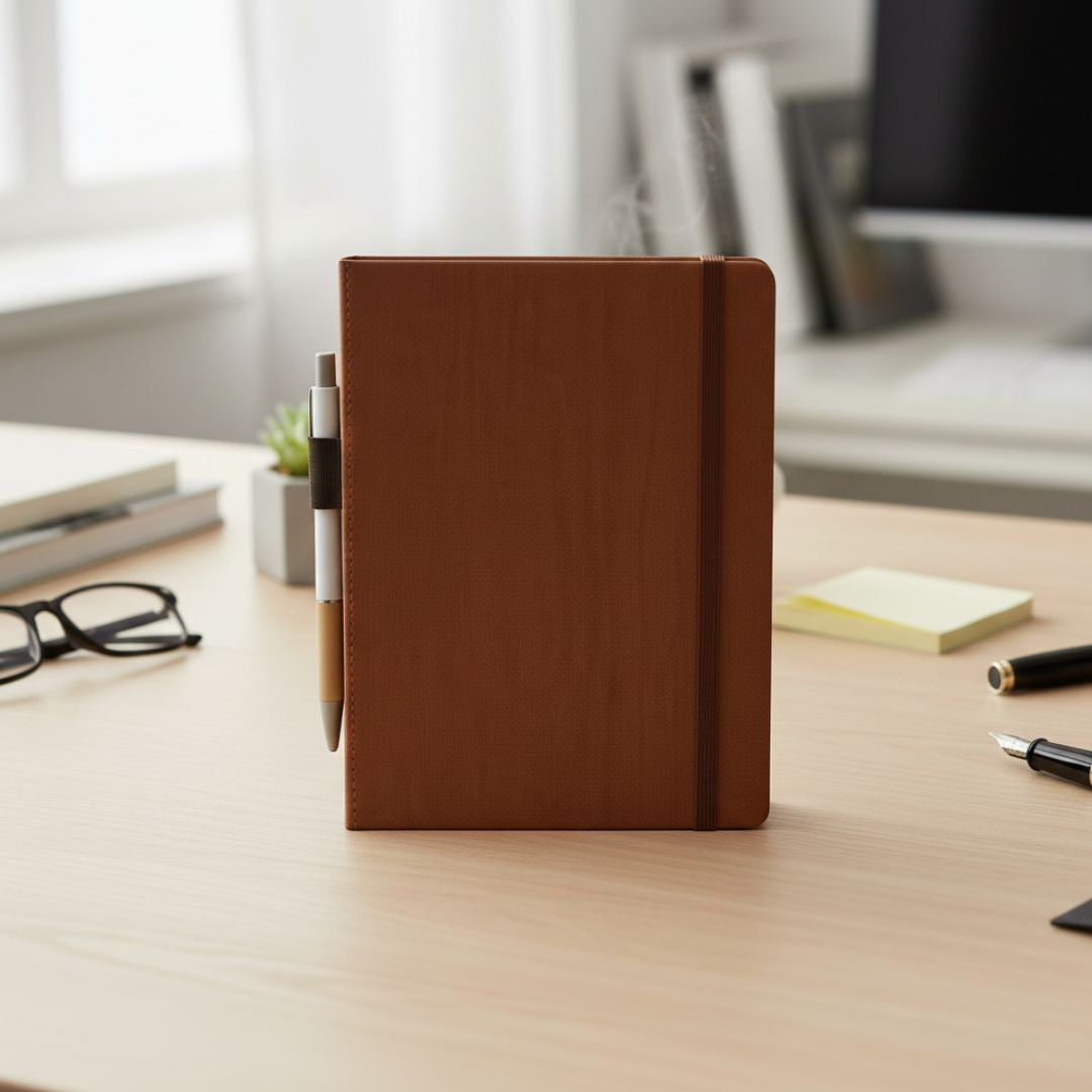 Alpha A5 notebook with Pen Slot