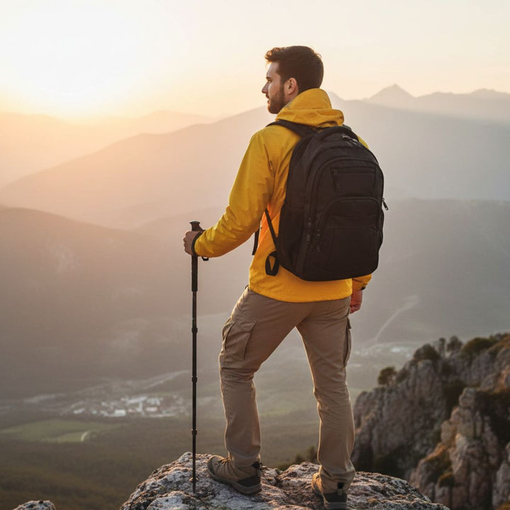 Full matte Classic backpack with spacious construction