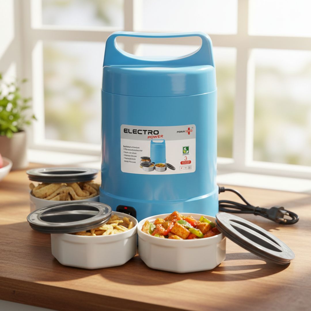 Electro Power: Electric Lunch box with Auto-cut function