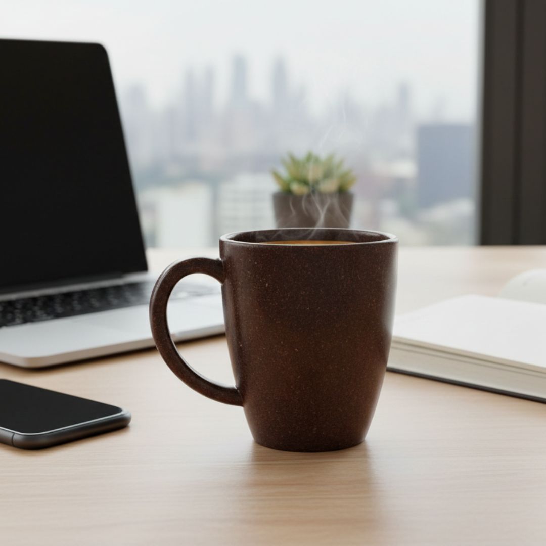 Coffee Fiber Eco Friendly Mug with Handle