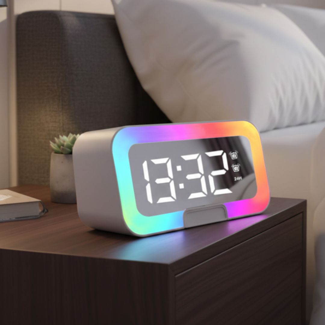 Large Clock with Bluetooth speaker