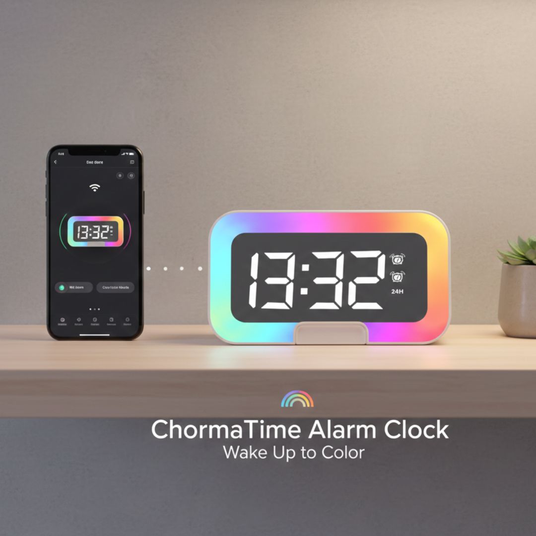 Large Clock with Bluetooth speaker