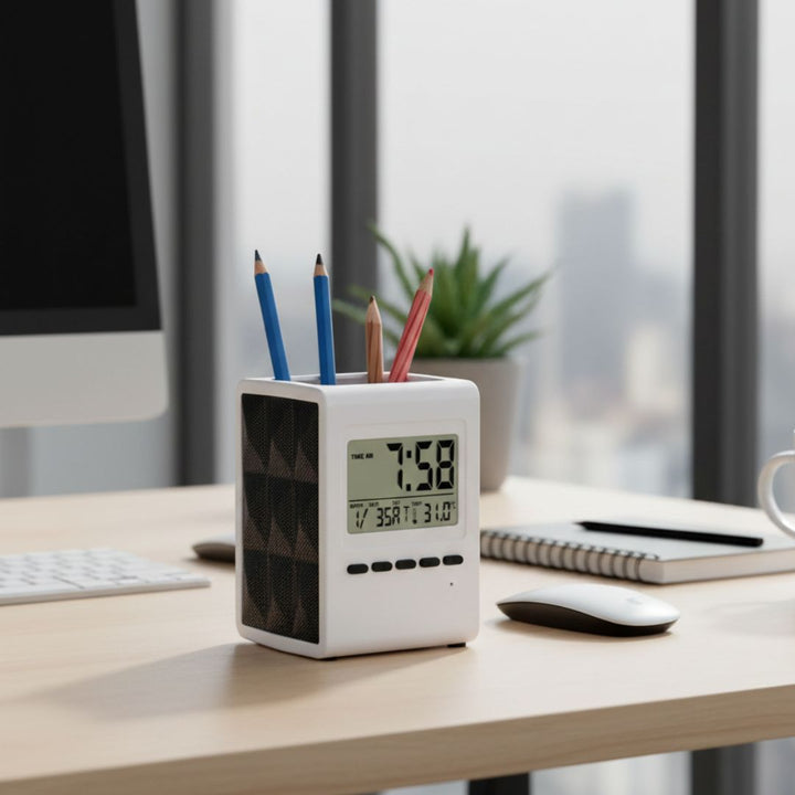 Tumbler with Digital Clock and Temperature