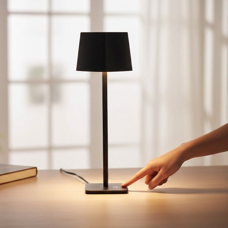 Rechargeable Metal Table Lamp