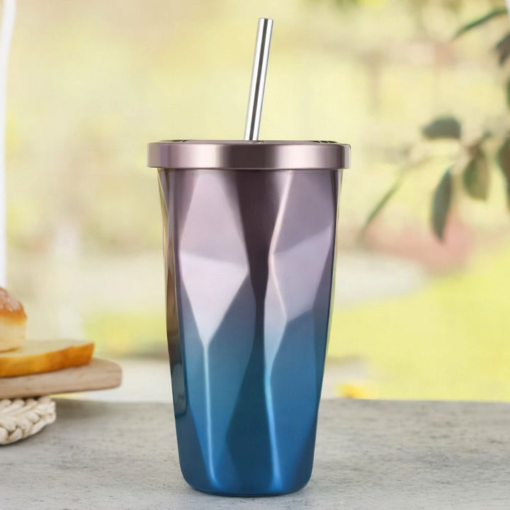 Tumbler with Straw and Leakproof Lid