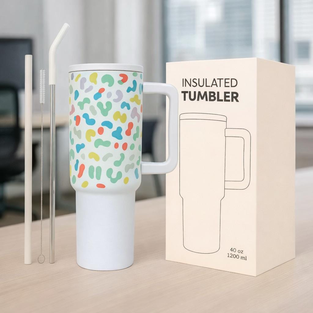 40oz Tumbler with Handle