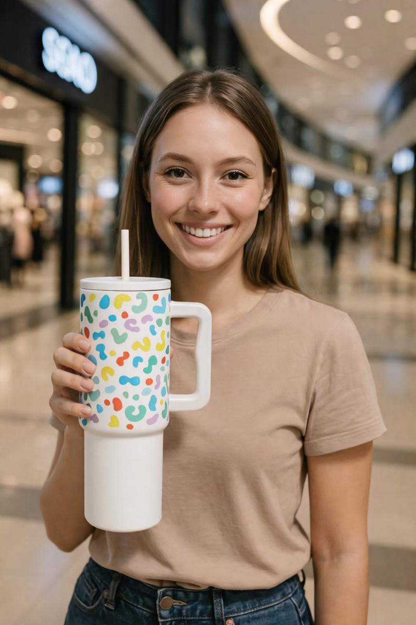 40oz Tumbler with Handle