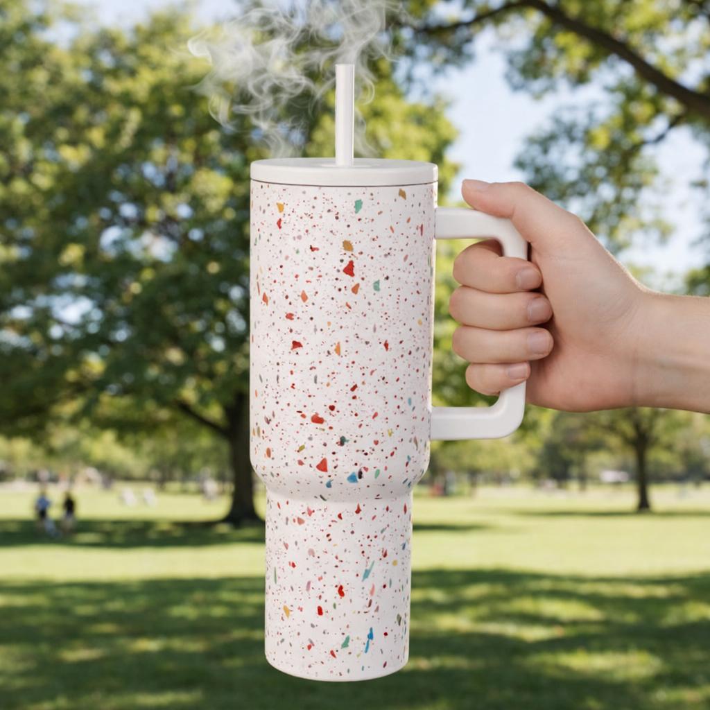 Tumbler with lid and Straw 1200ML Cup
