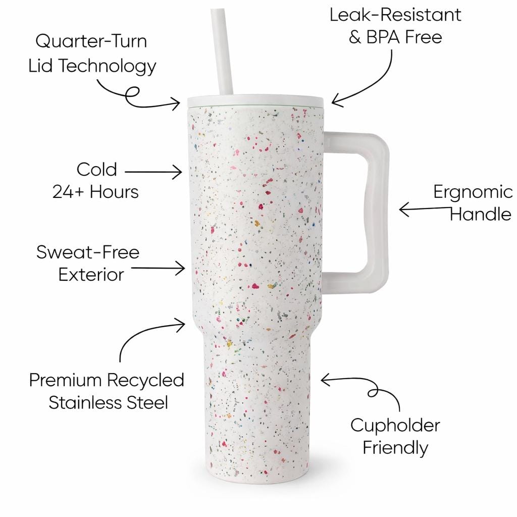 Tumbler with lid and Straw 1200ML Cup