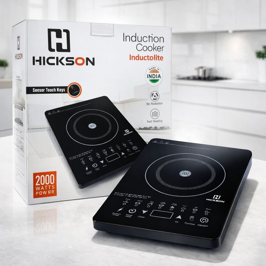 Hickson Inductolite Induction Cooktop 2000W with Touch Sensor Control
