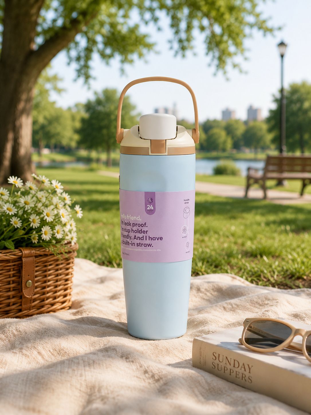 Metal Straw Replacement Compatible With Owala FreeSip Sway 30oz Water Bottle