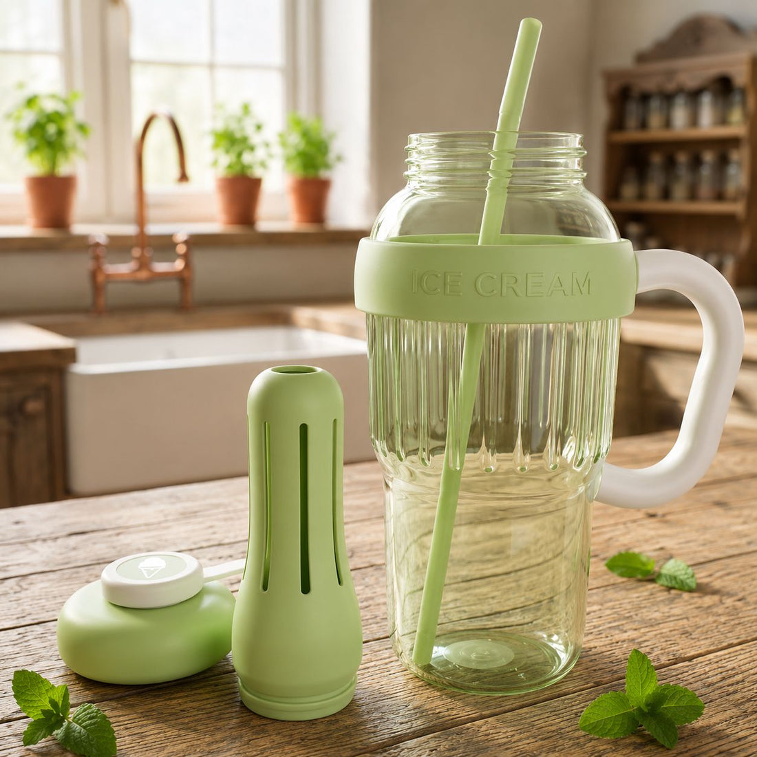 Fruit Infuser Detox Ice Cream Theme Sipper Bottle