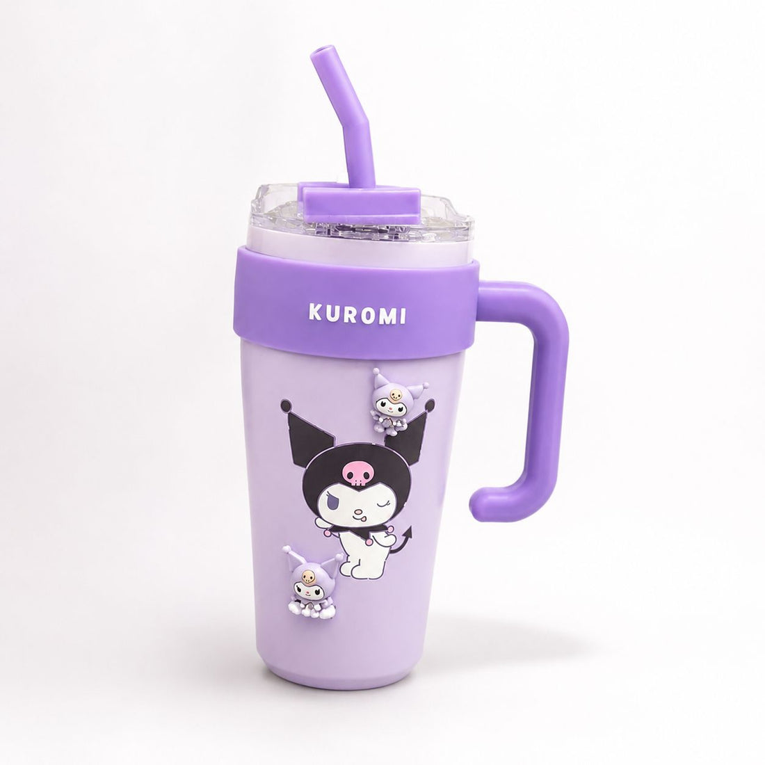 Cute My Melody Large Capacity Sipper Tumbler with Handle & Straw