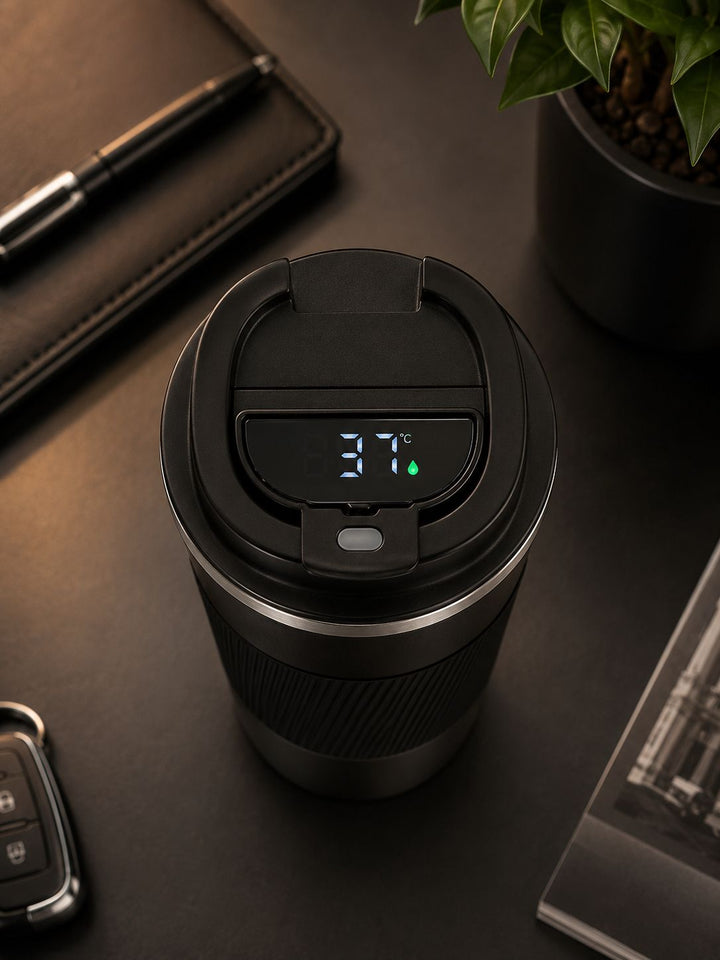 Travel Mug Insulated Coffee Cup with Leak-Proof Lid